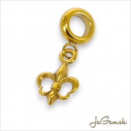 Korálka s príveskom 26x10mm CHIRURGICKÁ OCEĽ, 1ks (ch1759g)